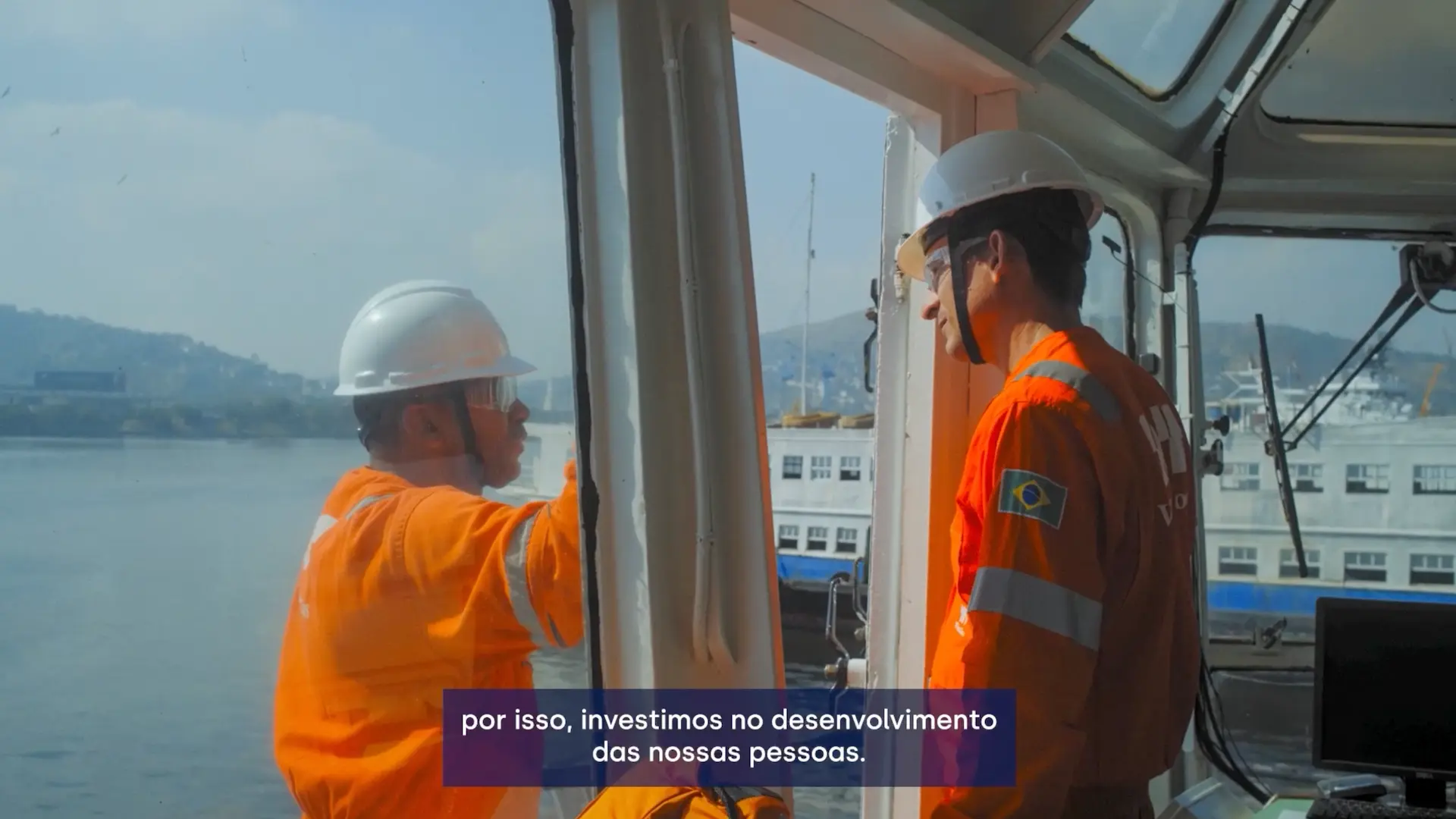 Frame de vídeo institucional para manifesto de marca